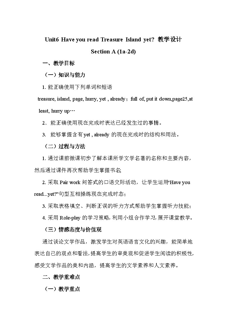 Unit 6-SectionA(1a-2d)课件+教案 2022-2023年八年级上册英语02