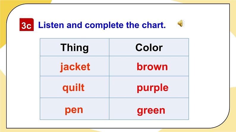 人教版七上英语  Starter Unit 3 3a-4d  课件+教案07