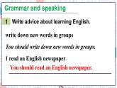 外研英語8年級上冊  Revision Module A PPT課件