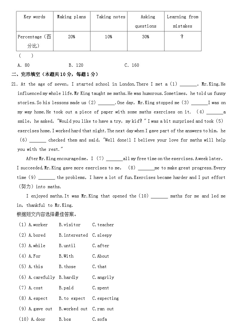 2022年黑龙江省哈尔滨市中考英语试卷【含答案】第3页