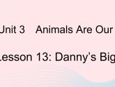 河北专用2023八年级英语下册Unit3AnimalsAreOurFriendsLesson13Danny’sBigScare作业课件新版冀教版