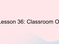 冀教版八年级下册Unit 6 Be a Champion!Lesson 36 Classroom Olympics作业ppt课件