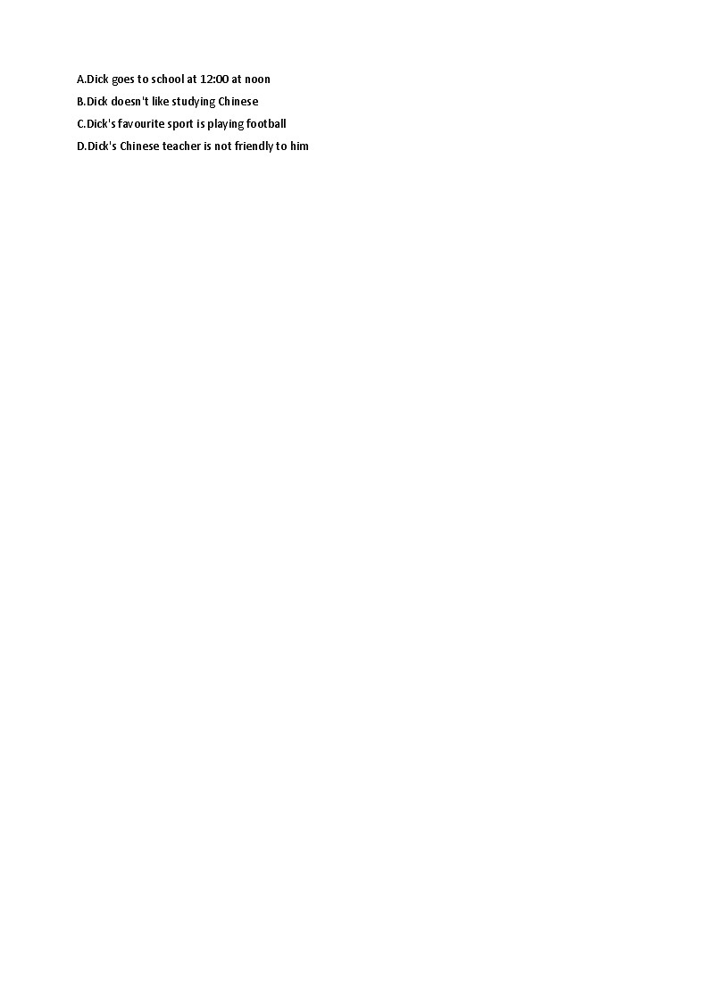 仁爱版七年级下册U5T3  Section C 同步练习03