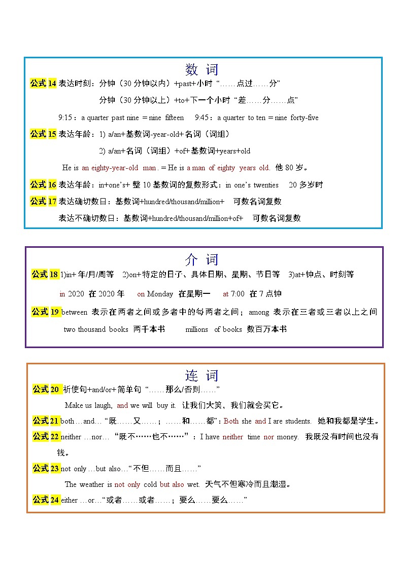 通用版中考英语复习语法精品冲刺内容第2页