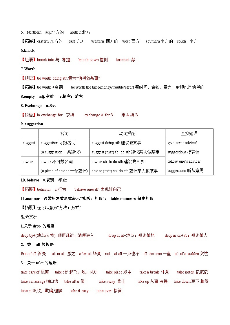 Unit 10 九年级英语全一册章节知识点梳理（人教版）03