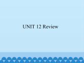 教科版（五四制）英语八年级上册 UNIT 12 Review  课件