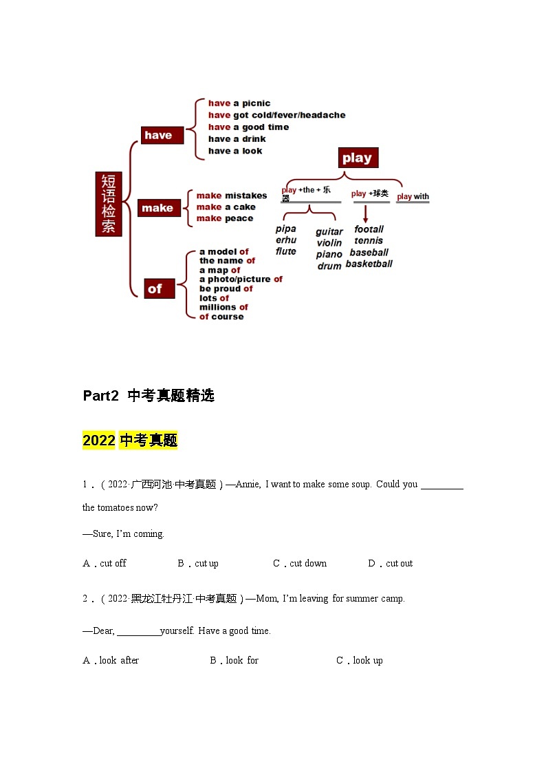 专题16 短语与固定搭配（原卷版）第2页