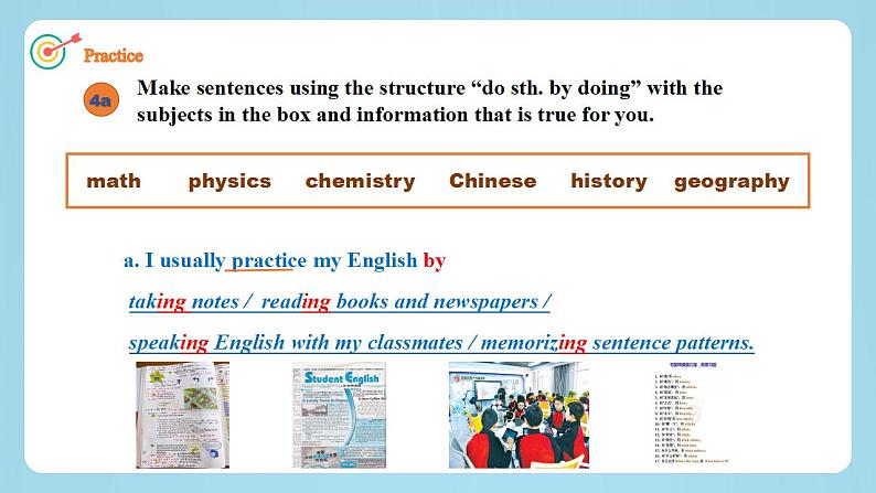 【核心素养目标】人教版初中英语九年级全册 Unit 1 How can we become good learners SectionA Grammar Focus课件+教案+同步分层练习（含反思和答案）07