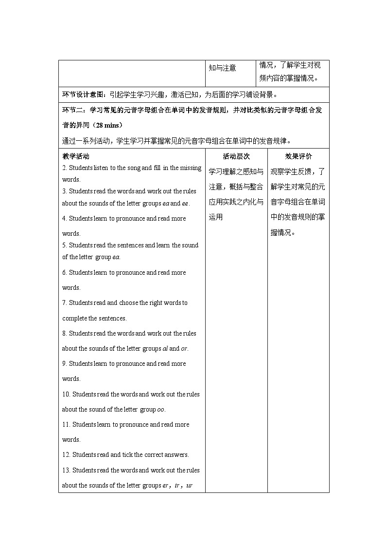 Unit 4 My day Study skills示范课教学设计（牛津译林版七年级上册教案）第2页