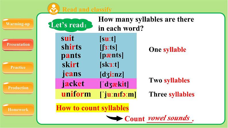 牛津译林版七年级英语上册Unit 8 Study skills示范公开课教学课件05