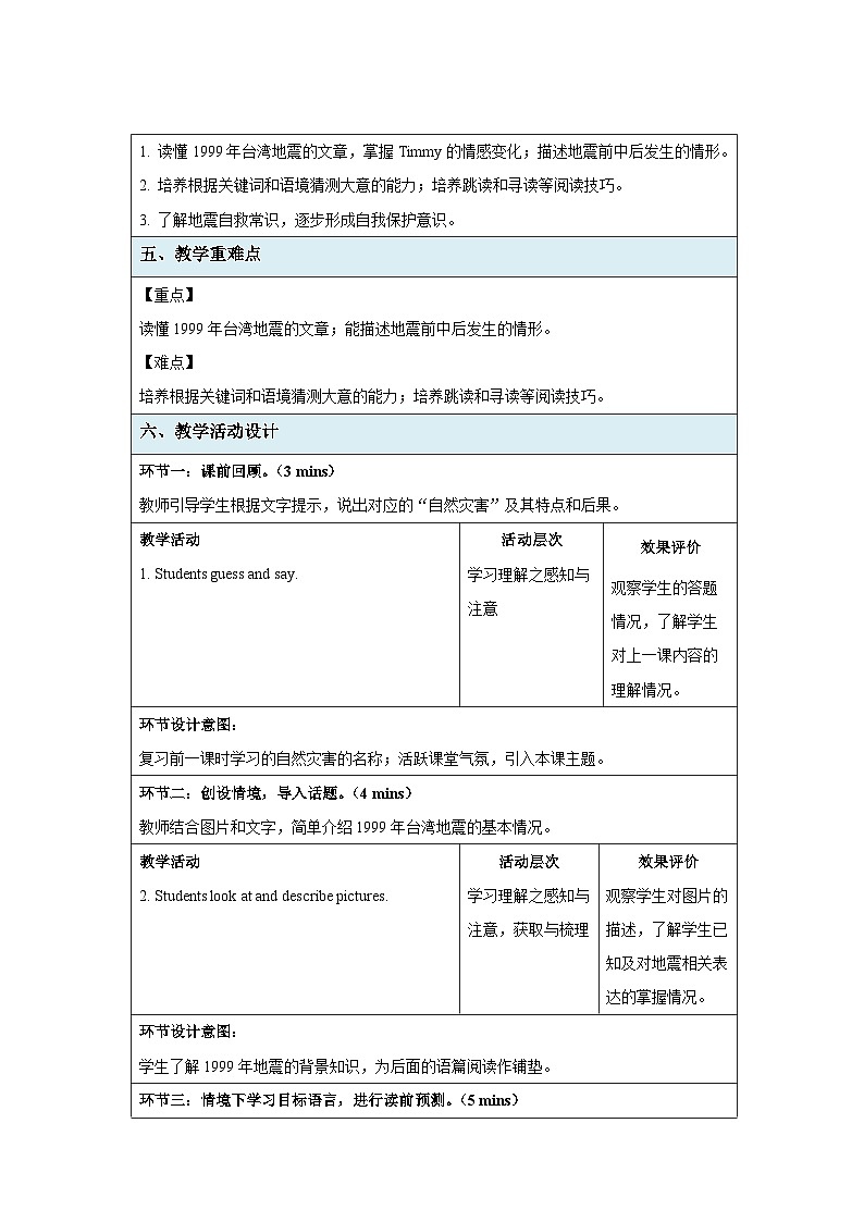牛津译林版八年级英语上册Unit 8 Reading (I) 示范课教学设计第2页