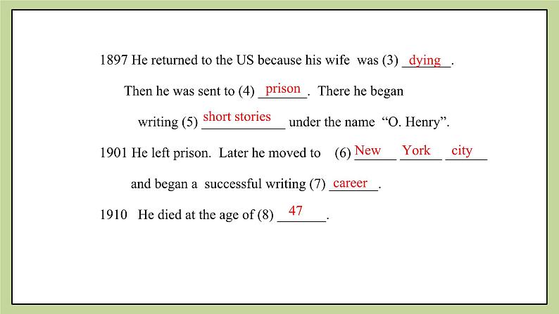 牛津版（深圳&广州）英语九年级上册8.3 Unit 8 Surprise endings Listening and Speaking（课件）05