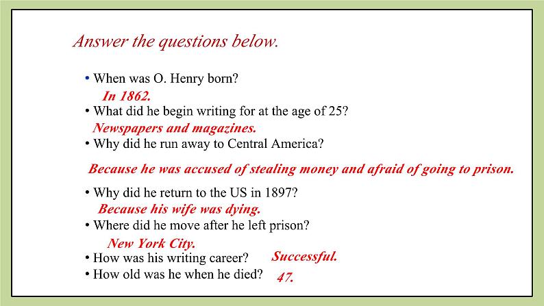 牛津版（深圳&广州）英语九年级上册8.3 Unit 8 Surprise endings Listening and Speaking（课件）07