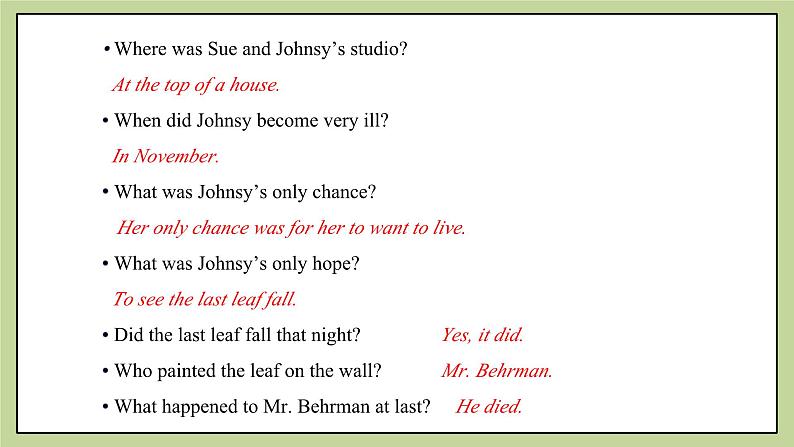 牛津版（深圳&广州）英语九年级上册8.5 Unit 8 Surprise endings More practice（课件）05