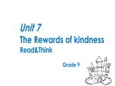 教科版（五四制）英语九年级上册 UNIT 7 The Rewards of Kindness    课件