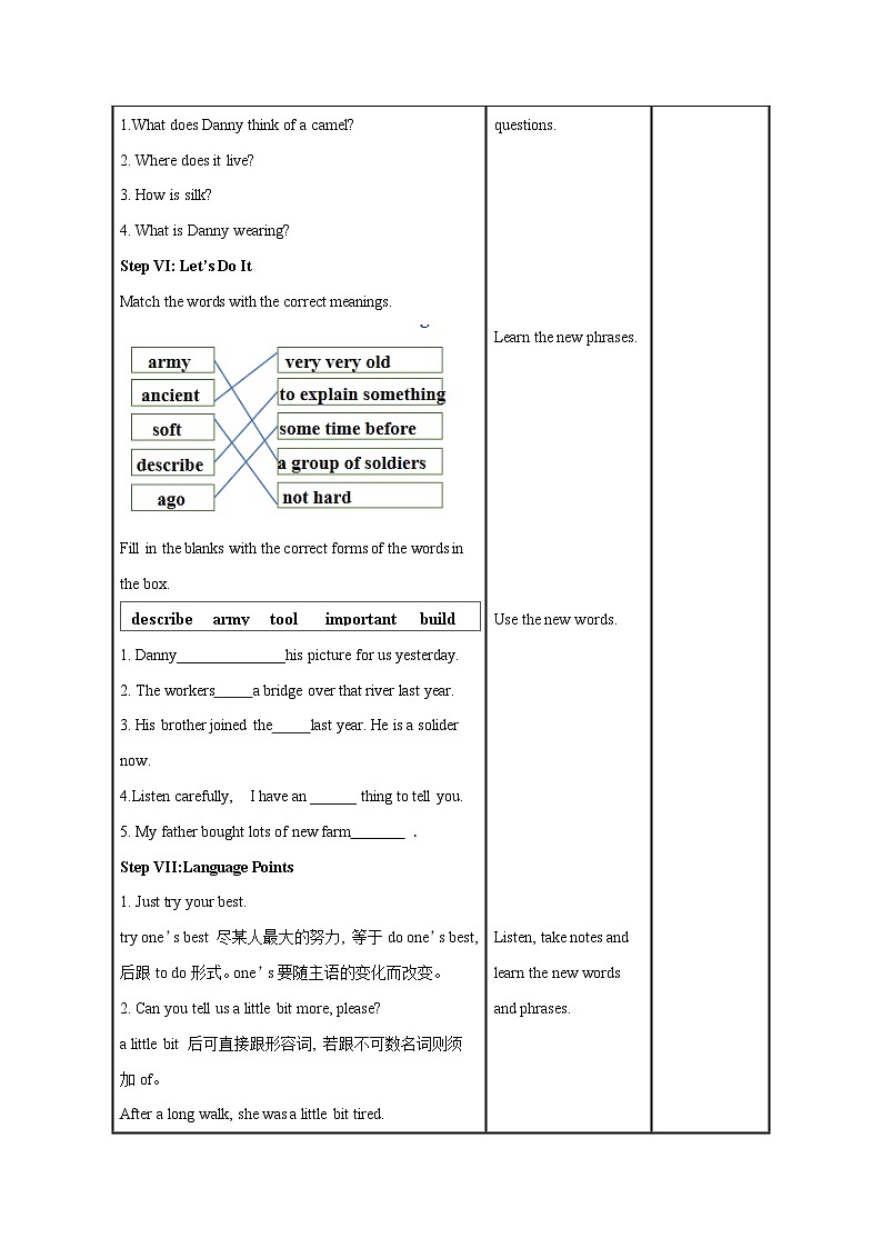 Unit 2 Lesson 9 Danny's School Project-初中英语七年级下册同步 课件+教案（冀教版）03