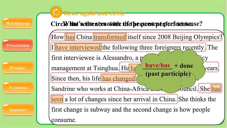 牛津译林版八年级英语下册Unit 1 Past and present Grammar示范课教学课件第4页