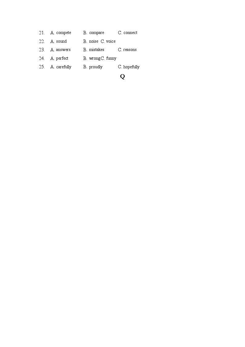 2023年福建省福州市鼓楼区三牧中学中考英语三模试卷（含答案）03