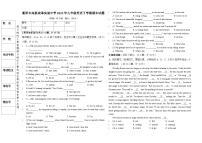 湖南省衡阳市高新成章实验中学2022-2023学年九年级英语下学期期末试题（含答案）