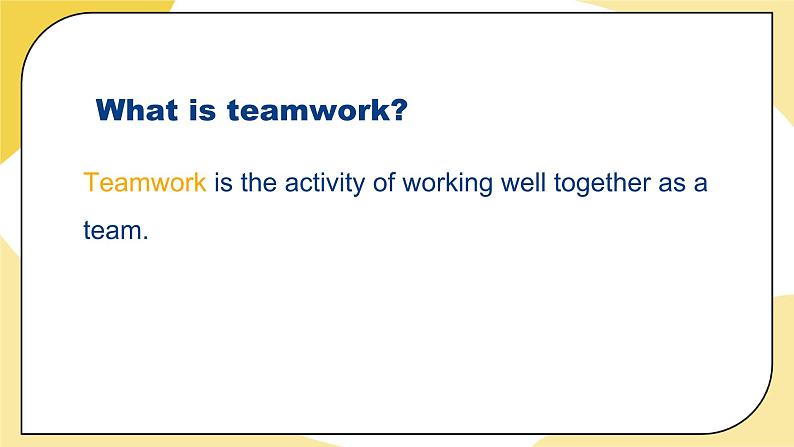 北师大版英语8年级上册 U2 Lesson 5 Teamwork 1 PPT课件06