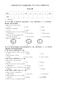 河南省洛阳市洛宁县2020-2021学年七年级上学期期末考试英语试题（含答案）