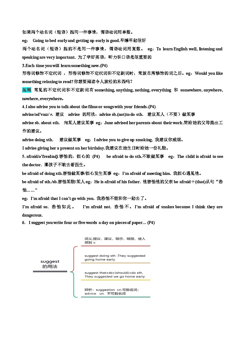 【暑假提升】外研版英语七年级（七升八）暑假-第15讲 Module1 Unit2 讲学案02