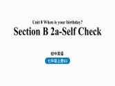 人教新目标七年级英语上册--Unit8第四课时（Section B2a-self check）（精品课件）