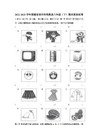 福建省泉州市安溪县2022-2023学年八年级下学期期末英语试卷（含答案）