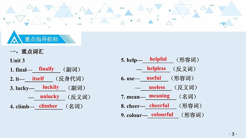 中考英语教材知识梳理—牛津译林版八年级上册 Units 3_4课件PPT第4页