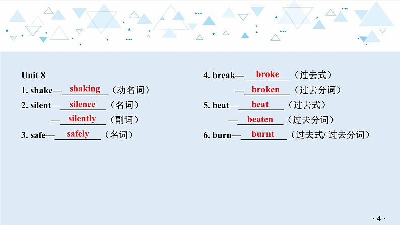 中考英语教材知识梳理—牛津译林版八年级上册 Units 7_8课件PPT第5页