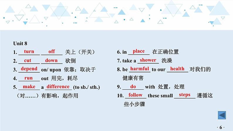 中考英语教材知识梳理—牛津译林版八年级下册 Units 7_8课件PPT第7页