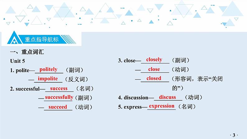 中考英语教材知识梳理—牛津译林版八年级下册 Units 5_6课件PPT04