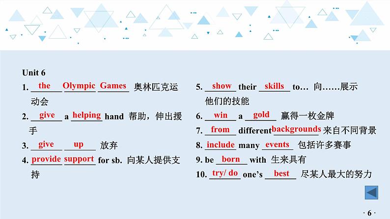 中考英语教材知识梳理—牛津译林版八年级下册 Units 5_6课件PPT07