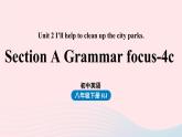 Unit2 I’ll help to clean up the city parks第3课时GrammarFocus_4c课件（人教新目标版）