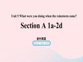 Unit5 What were you doing when the rainstorm came第1课时SectionA1a-2d课件（人教新目标版）