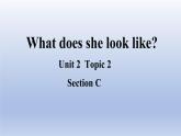 Unit 2 Looking different Topic 2 What does she look like？Section C-2022-2023学年初中英语仁爱版七年级上册同步课件