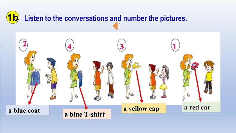 Unit 2 Looking different Topic 3 Whose cap is it？Section A-2022-2023学年初中英语仁爱版七年级上册同步课件07