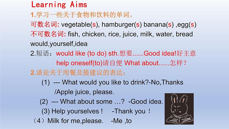 Unit 3 Getting together Topic 3 What would you like to drink？Section A-2022-2023学年初中英语仁爱版七年级上册同步课件02