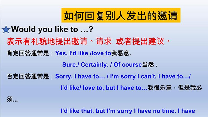 Unit 4 Having fun Topic 1 What can I do for you？Section B-2022-2023学年初中英语仁爱版七年级上册同步课件第7页