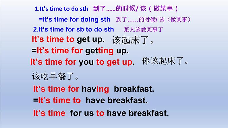 Unit 4 Having fun Topic 3 What time is it now？Section C-2022-2023学年初中英语仁爱版七年级上册同步课件第2页