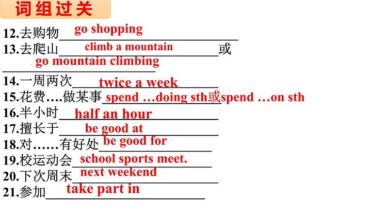 Unit 1 Playing Sports Topic 1-2022-2023学年初中英语仁爱版八年级上册课件第5页