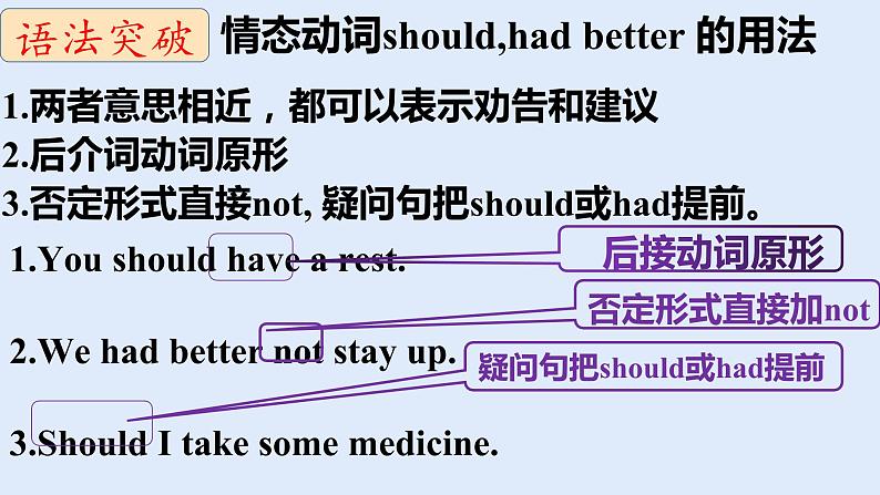 Unit 2 Keeping Healthy Topic 1-2022-2023学年初中英语仁爱版八年级上册课件第8页