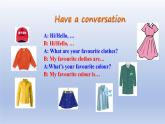 Unit 2 Colours and Clothes Lesson 8  Danny's Favourite Colour-2022-2023学年初中英语冀教版七年级上册同步课件