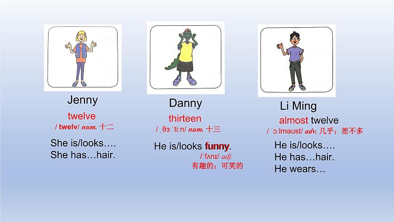 Unit 3 Body Parts and Feelings Lesson 18 We All Look Different-2022-2023学年初中英语冀教版七年级上册同步课件第7页