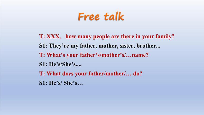 Unit 5 Family and Home Lesson 25 Jenny’s Family-2022-2023学年初中英语冀教版七年级上册同步课件03