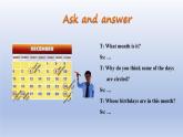 Unit 7 Days and Months Lesson 38  Nick’s Busy Month-2022-2023學(xué)年初中英語冀教版七年級(jí)上冊(cè)同步課件