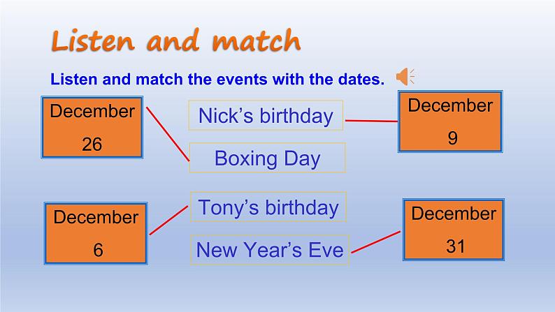 Unit 7 Days and Months Lesson 38  Nick’s Busy Month-2022-2023学年初中英语冀教版七年级上册同步课件06