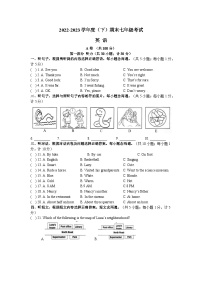 四川省成都市龙泉驿区2022-2023学年下学期七年级英语期末试卷（含答案）