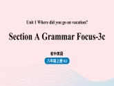 Unit1 Where did you go on vacation第2课时SectionAGrammarFocus_3c)课件（人教新目标版）