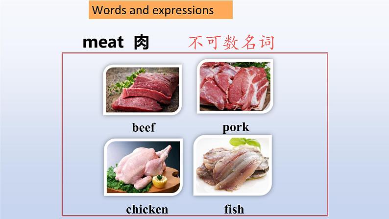 Module 4 Healthy food Unit 1-2022-2023学年初中英语外研版七年级上册课件04